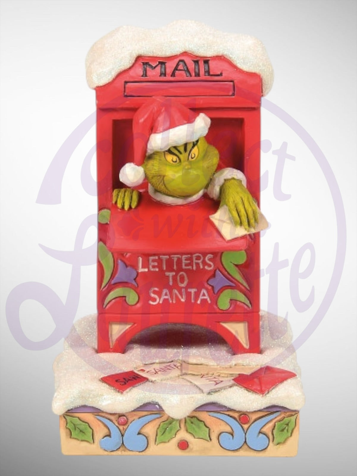 Jim Shore Dr. Seuss The Grinch - Grinch in Mailbox Figurine